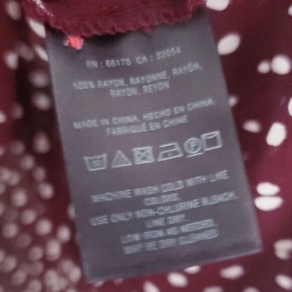 Anthropologie Maeve Maroon Top - Picture 6 of 10